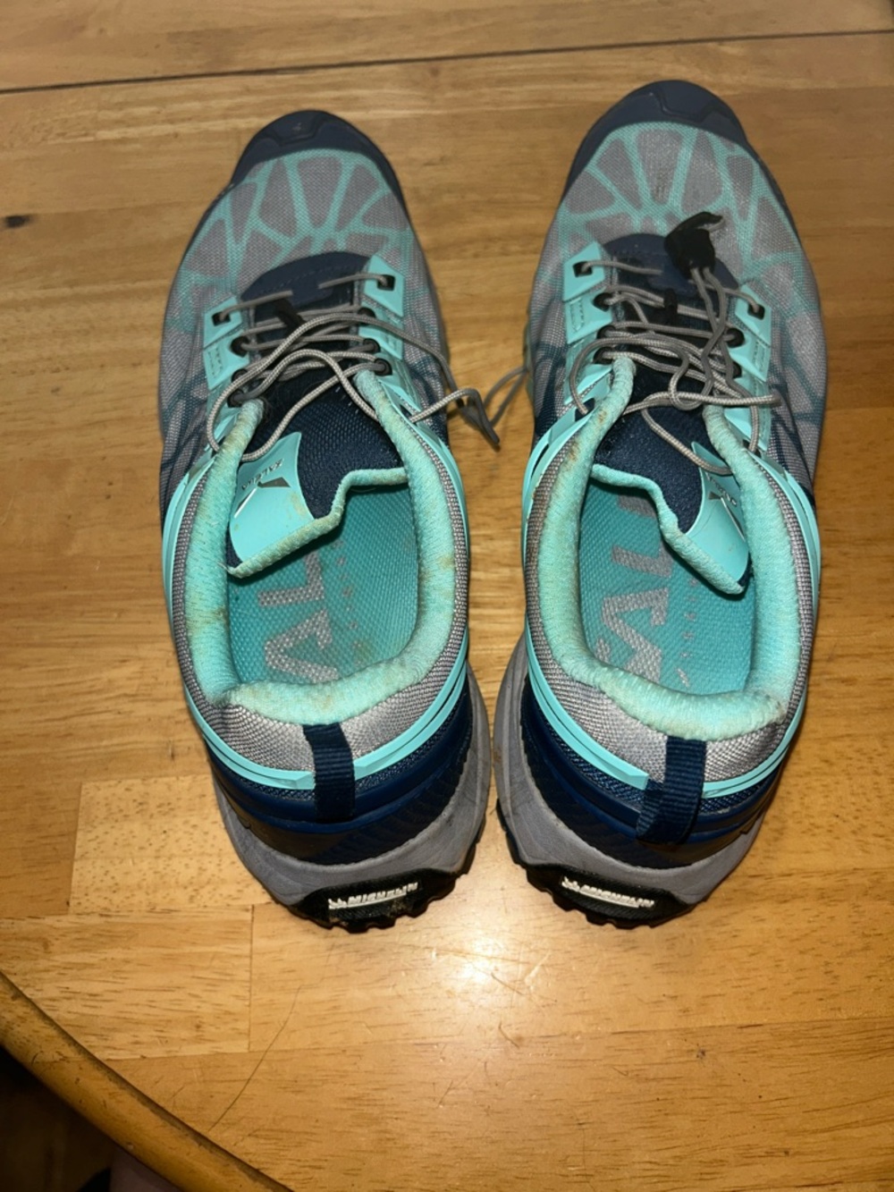 Women’s Aqua and Navy Athletic Sneakers - Lightweight Support